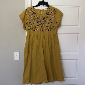 Orange creek yellow dress